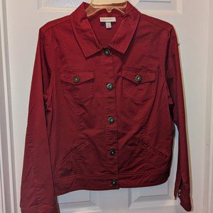 Brand-New Dress Barn Red Jacket - Size 12